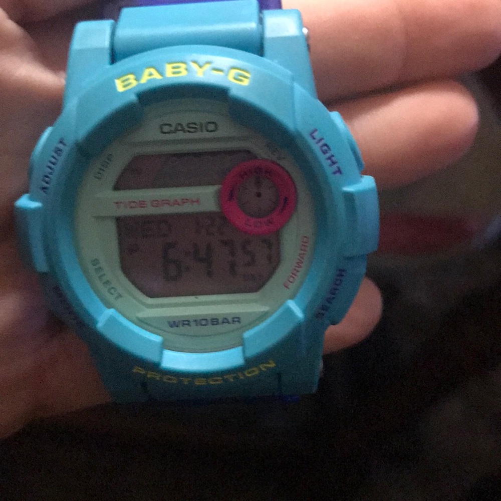 Blue Baby-G Shock watch
